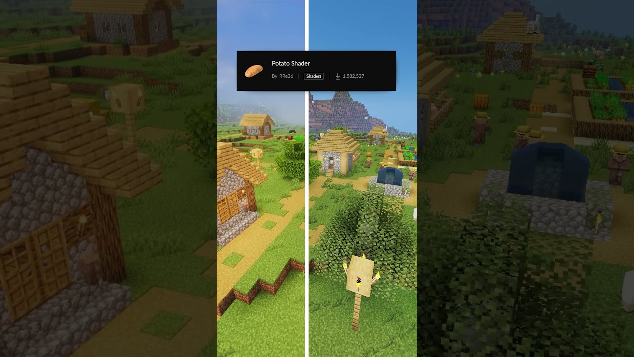 The BEST Low END Shader #minecraft