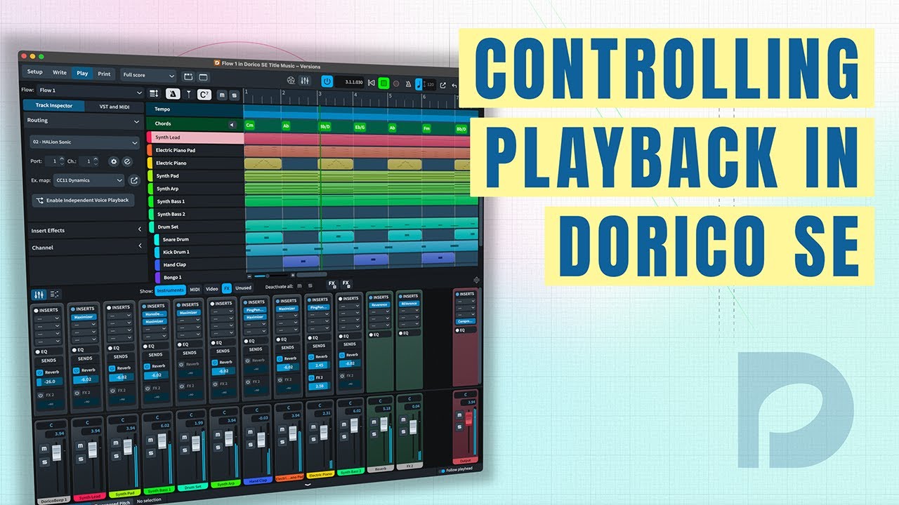 Controlling playback | Getting Started with Dorico SE