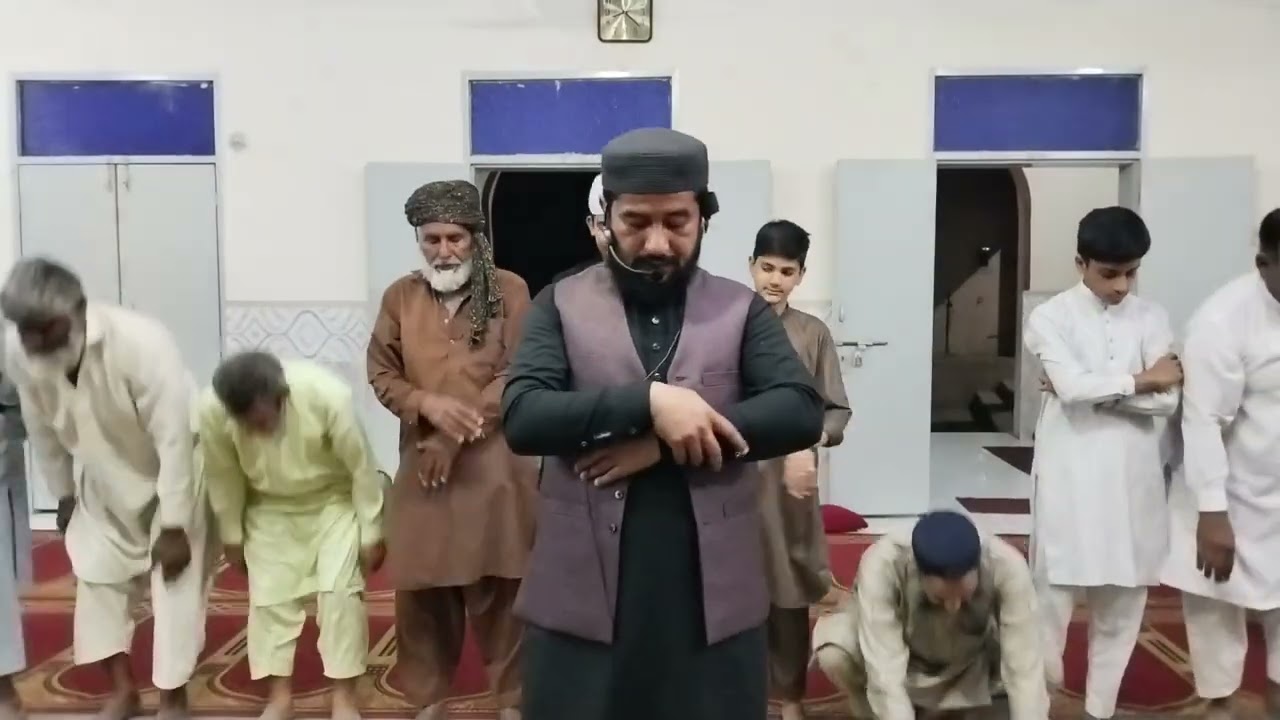 نماز عشاء کی امامت محترم قاری عبد الحمید عاصم/6/3/2026