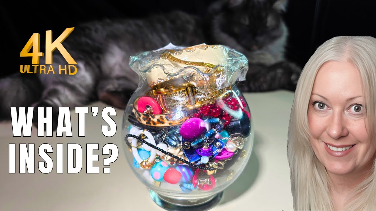 I Spent $29 on THIS Mystery Thrift Shop Jewelry Jar: Can I Find More GOLD? Relaxing ASMR Bob Ross