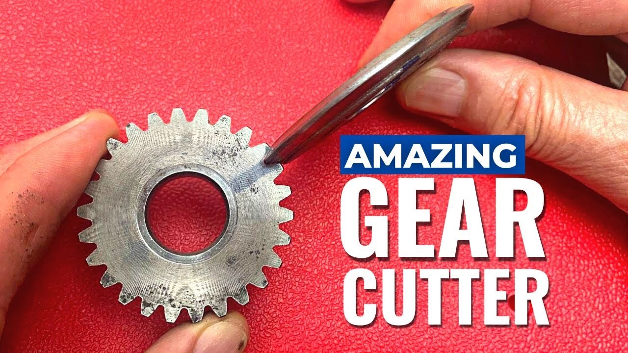 MAKE A GEAR CUTTER USING A OLD PINION ⚙️