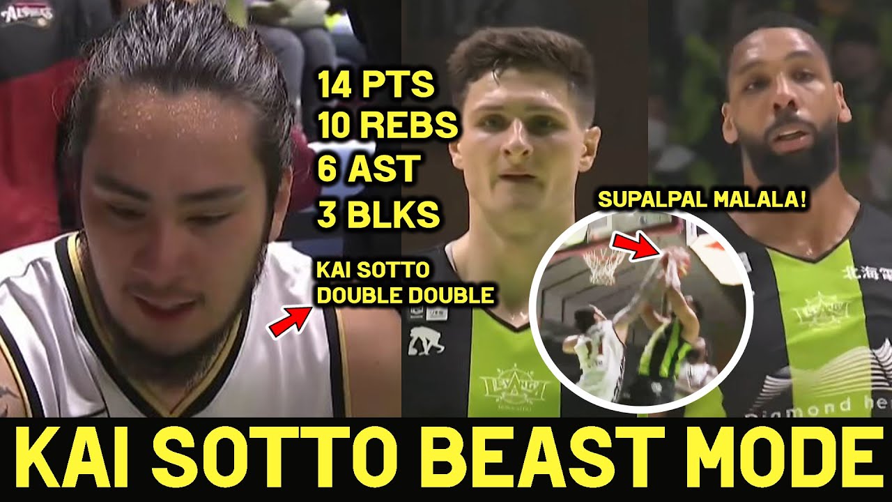 He's Good Kai Sotto Beast Mode Double Double! 14PTS 10REBS 6AST 3BLKS. Nagbabalik ang Talas ng Laro.