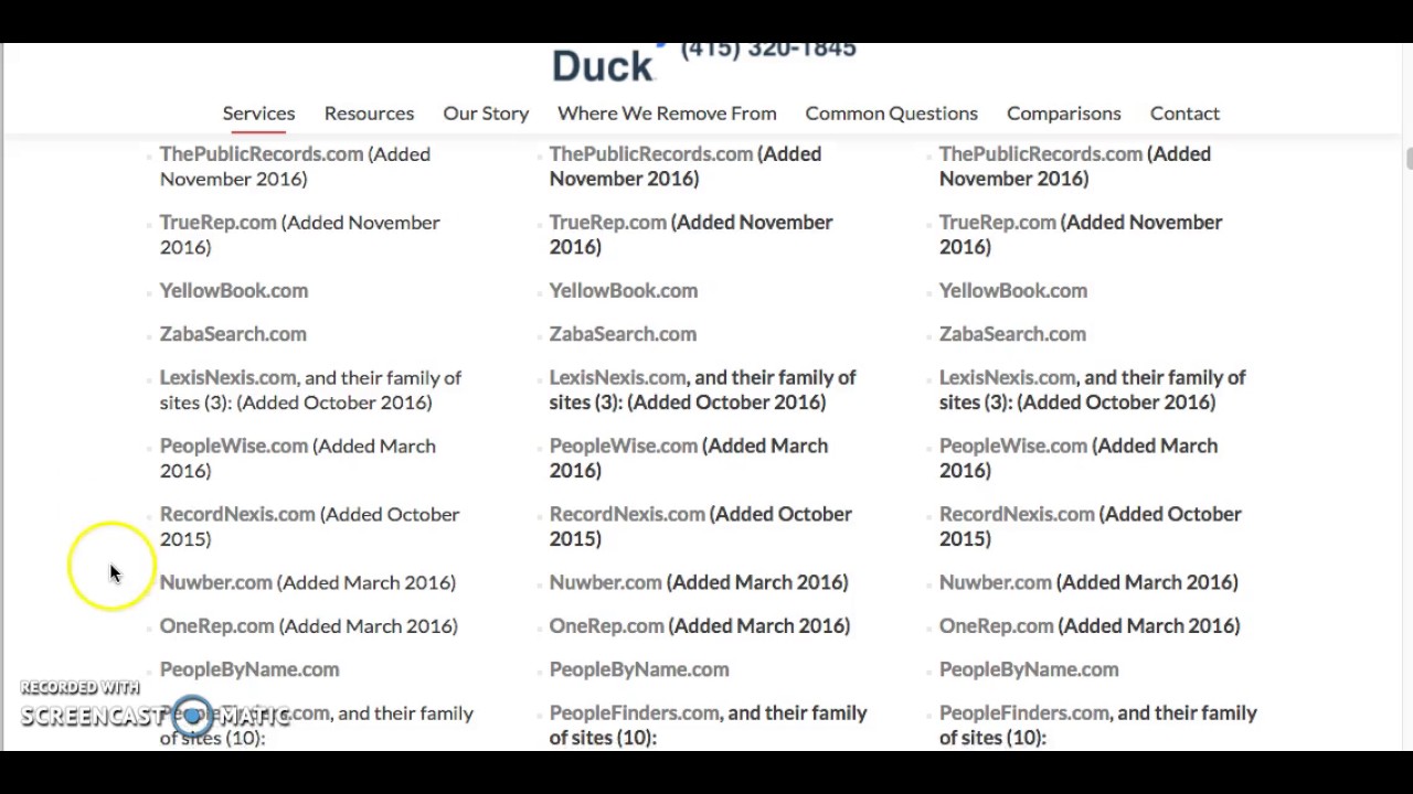 Delete Your Online Info with Basic Privacy from PrivacyDuck