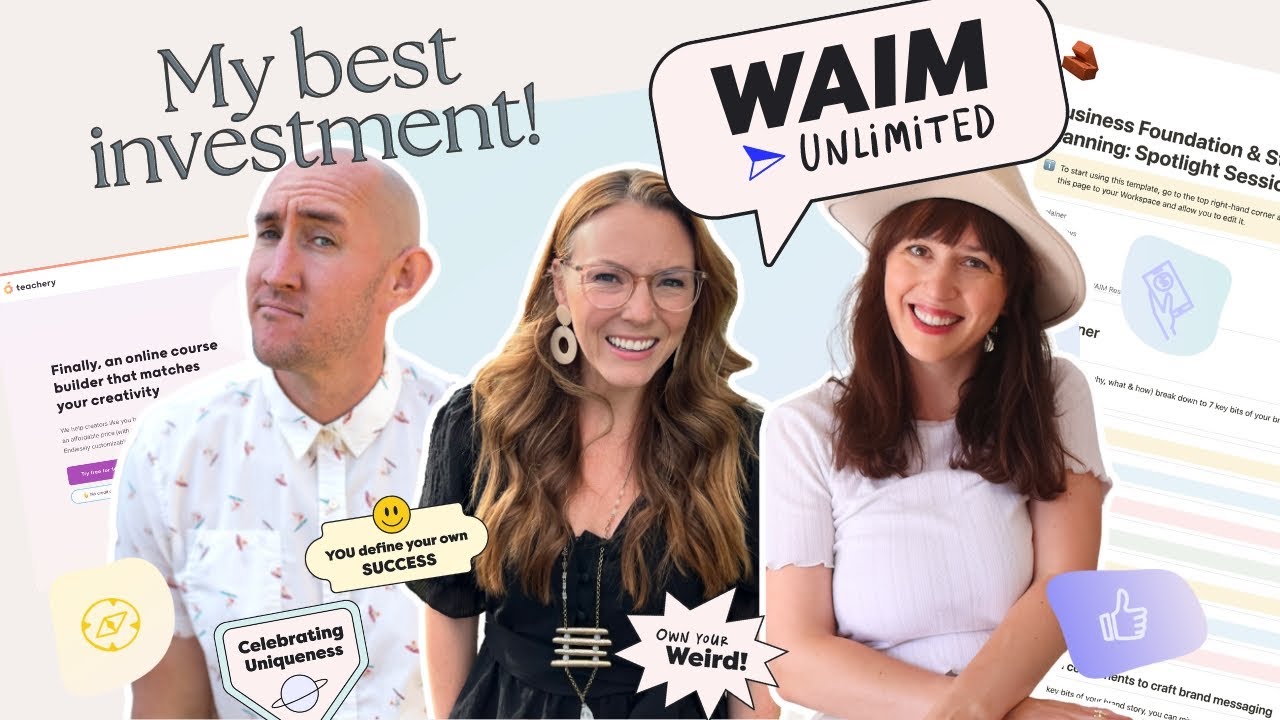 MY BEST EVER BIZ INVESTMENT- WAIM UNLIMITED (inc Teachery)