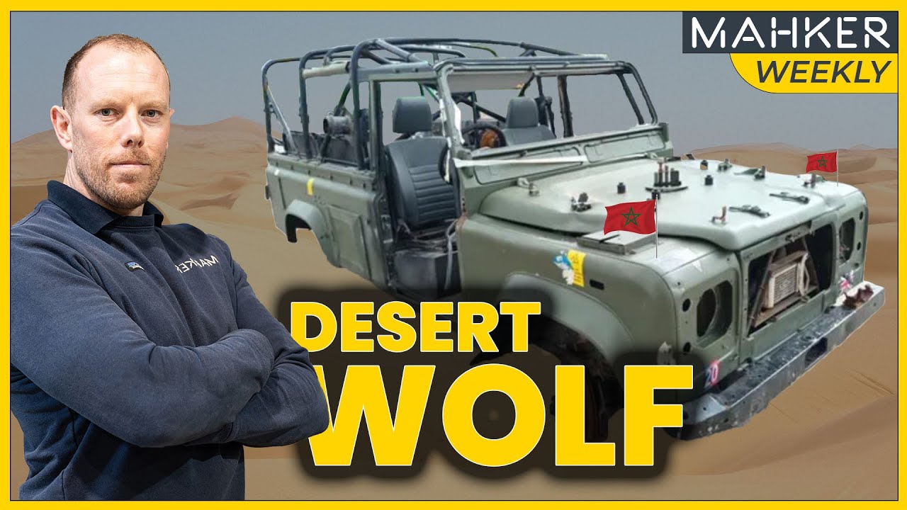Restoring a Military Wolf Defender 110 for an Epic Desert Expedition! || Mahker 4x4