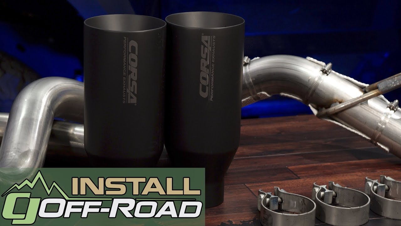 F-150 Raptor Corsa Cat-Back Exhaust Stainless Steel 3
