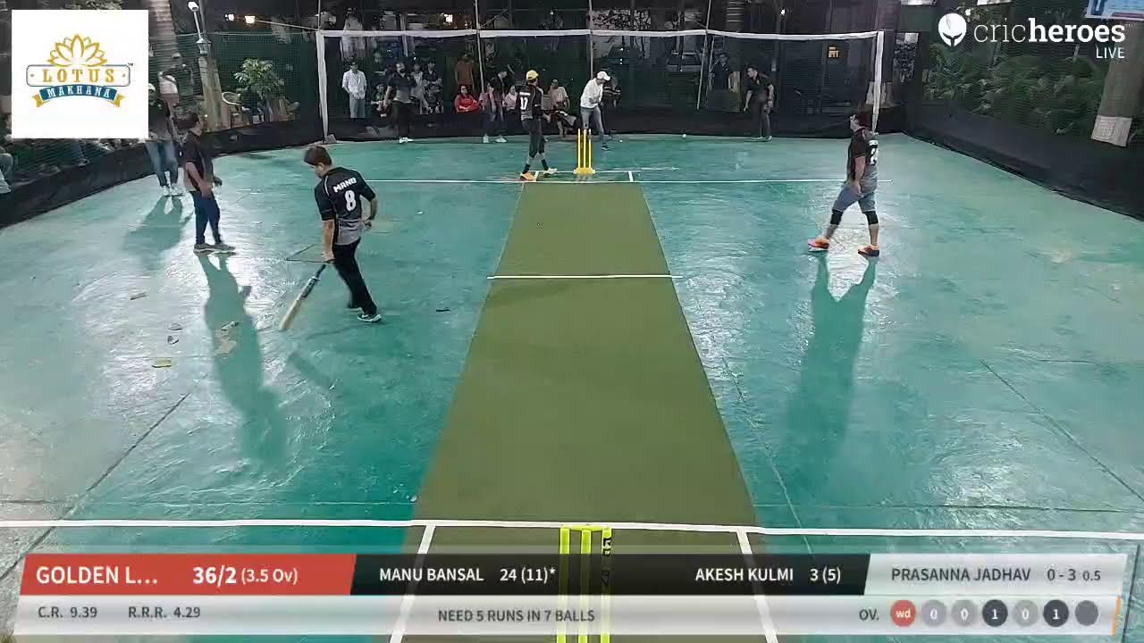 Red Wolves (40+) vs Golden Lions (40+) live cricket match | Evershine Cricket League 6.0 live - Ast