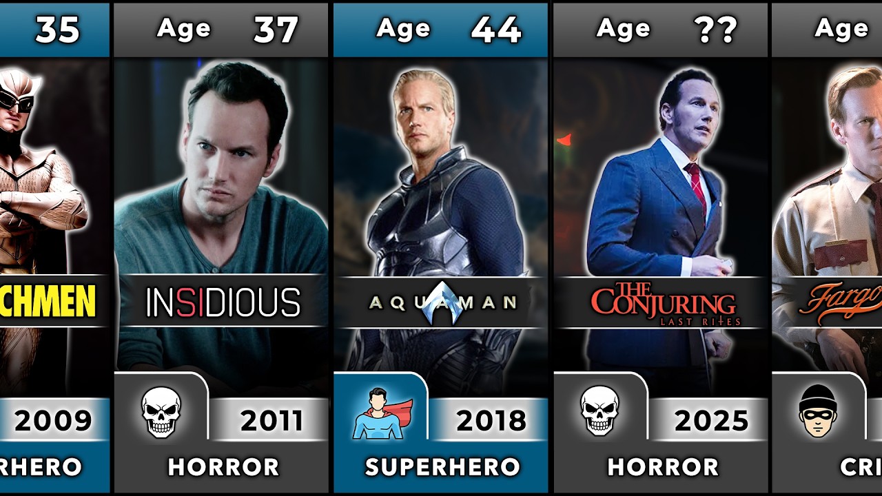 🎭 Patrick Wilson&rsquo;s Acting Evolution (2003 - 2025)