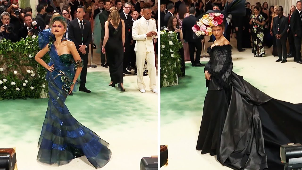 Zendaya Stuns With 2 Different Looks on Met Gala Red Carpet