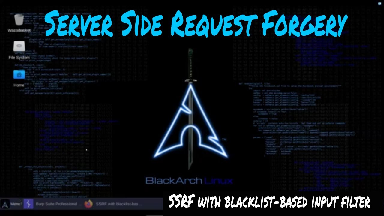 SSRF with Blacklist-Based Input Filter