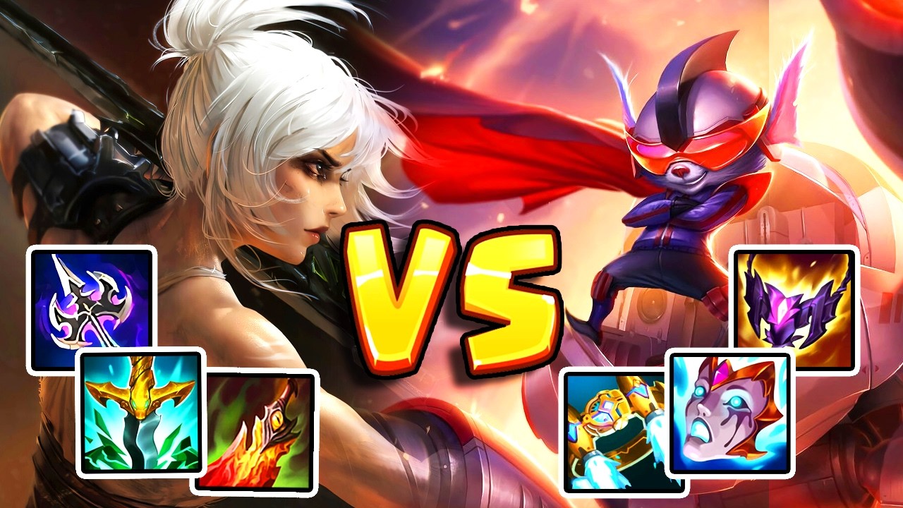 Rank 1 Riven Main Hard Carries Mid with a Unique Build