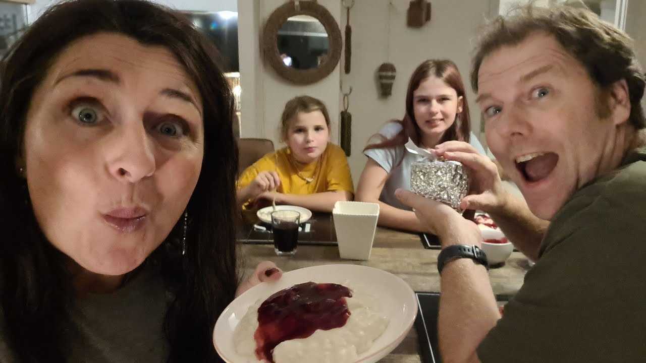 Risalamande🎅 😋Hvem får mandlen 🎁😀❓️