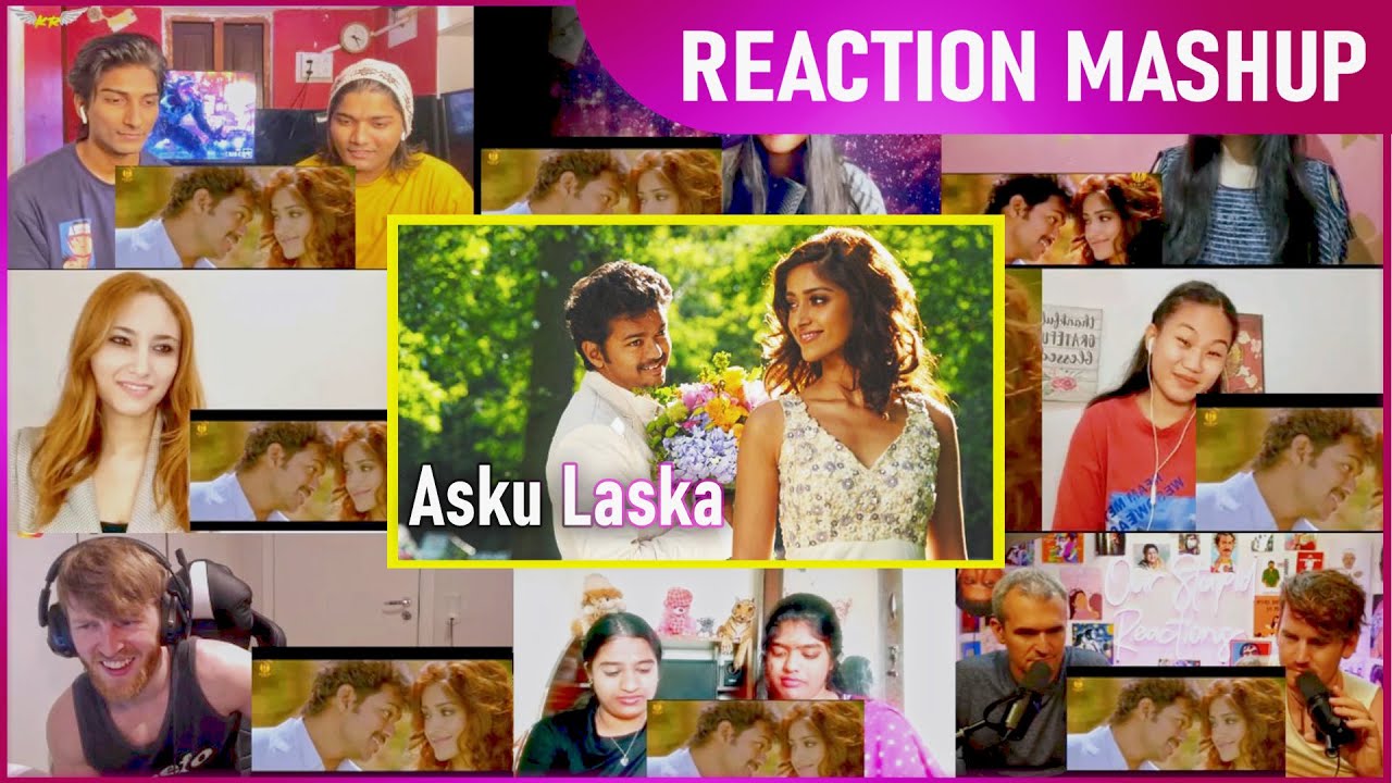 Asku Laska - Nanban Movie Songs |  Reaction Mash up   Vijay,Ileana D'Cruz