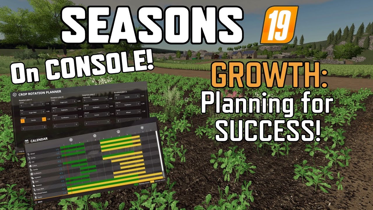 СЕЗОНЫ 19 НА КОНСОЛЯХ (РОСТ: Планирование успеха) Farming Simulator 19 PS4.