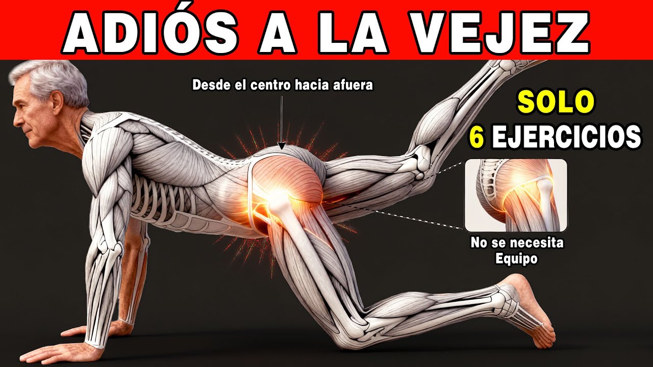 &iquest;M&aacute;s de 60? 6 ejercicios para fortalecer gl&uacute;teos y piernas - sin hacer sentadillas