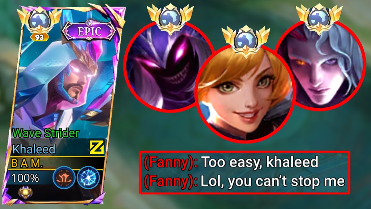 FINALLY A WORTHY OPPONENT! KHALEED VS PRO ASSASSIN WITH INSANE MECHANICS! (WHO WILL WIN?) - MLBB