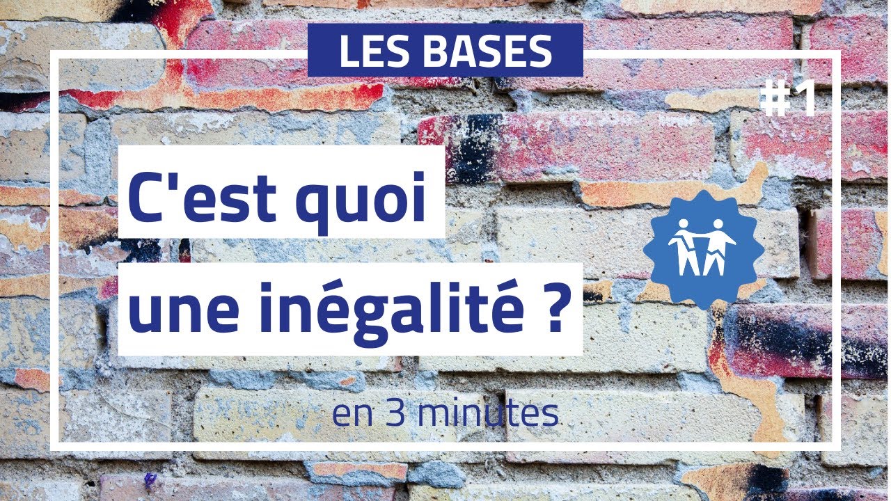 C'est quoi une inégalité ?
