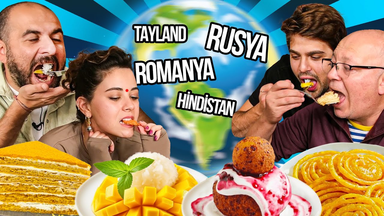 Dünya Tatlılarını Yapmayı Deniyoruz!