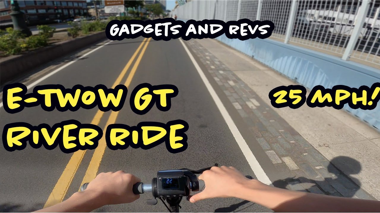 E-Twow GT 2020 Electric Scooter River Ride