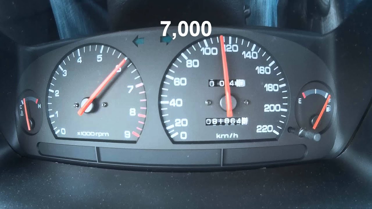 Hyundai Lantra GT 1993 acceleration 0-100km/h and 80-120km/h