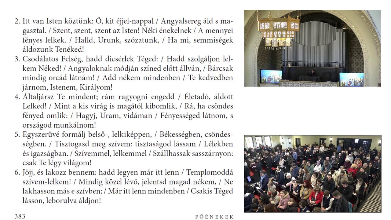 2026.02.08. - Élő közvetítés a Budapest-Fasori Református Egyházközségből