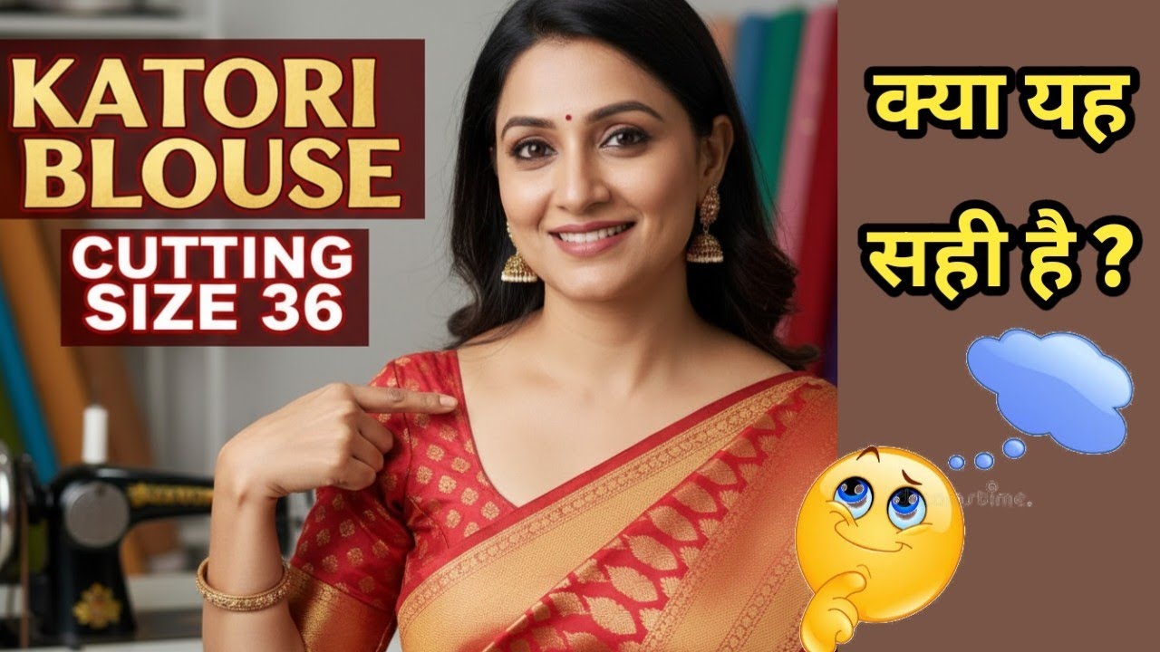✂️ Katori Blouse Cutting (Size 36) - Master Drafting & Perfect Fit! | Silaai Sakhee