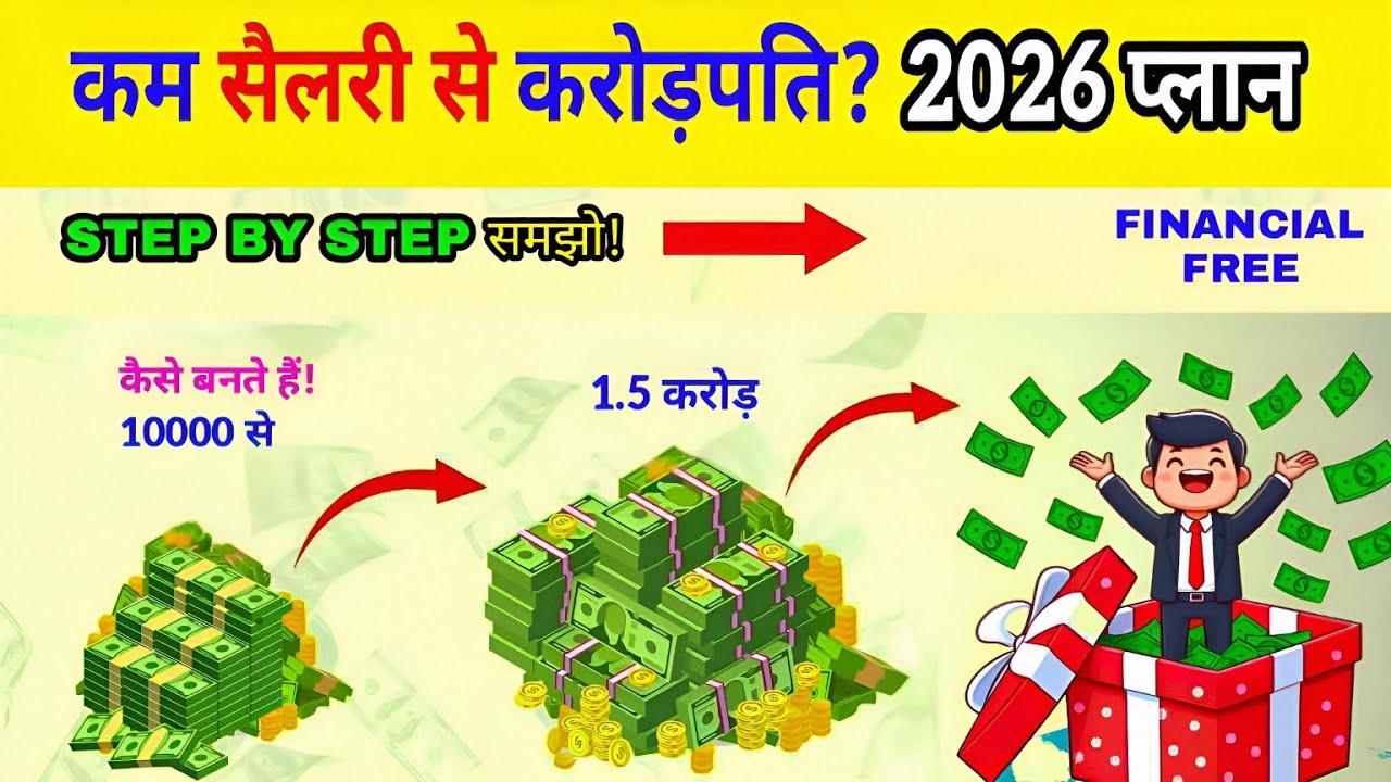 कम सैलरी में अमीर कैसे बनें | Financial Freedom Guide 2026 | Ameer Kaise Bane