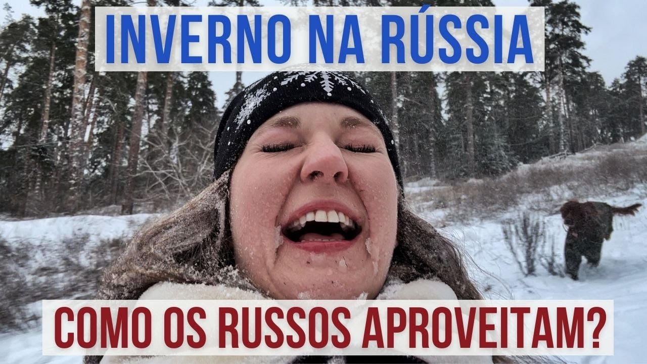 Como os russos se divertem no inverno rigoroso?