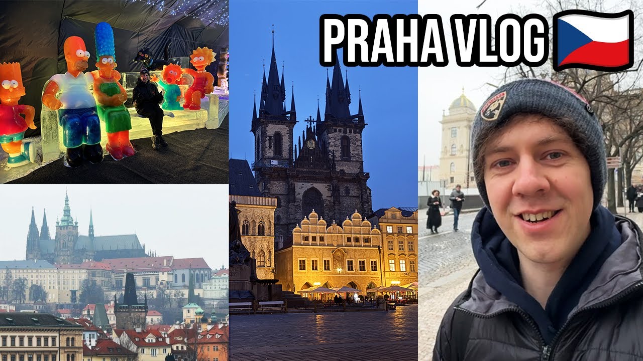 PRAHA za 2 DNY 🇨🇿 | Historické centrum + LEDOVÉ SOCHY (VLOG)