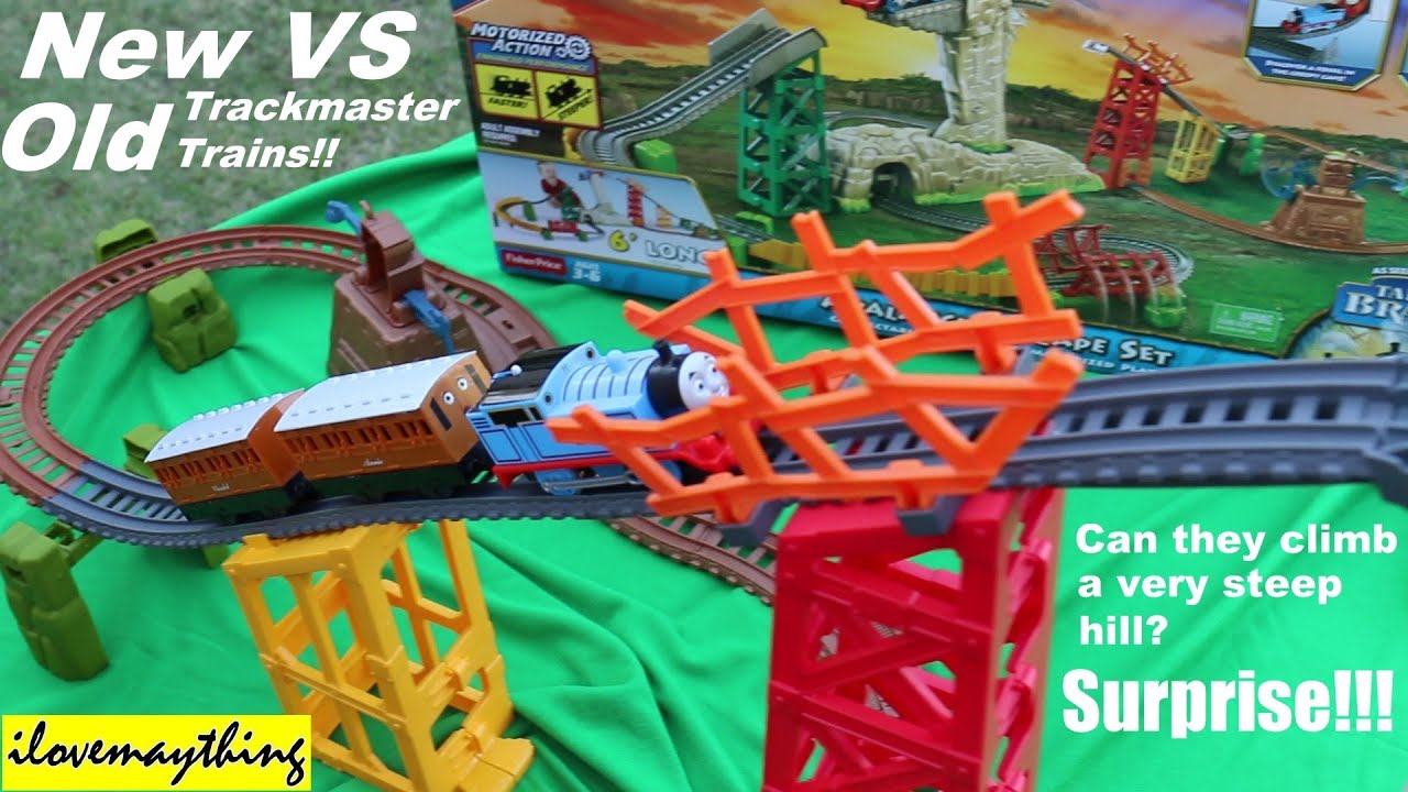 New Versus Old Thomas & Friends Trackmaster Trains - Avalanche Escape Set