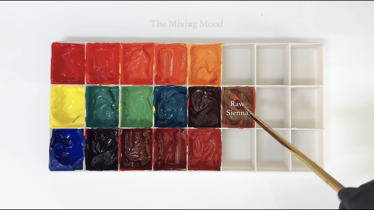 🎨 Satisfying Color Mixing: 21 Colors from 3 Primaries 🌈