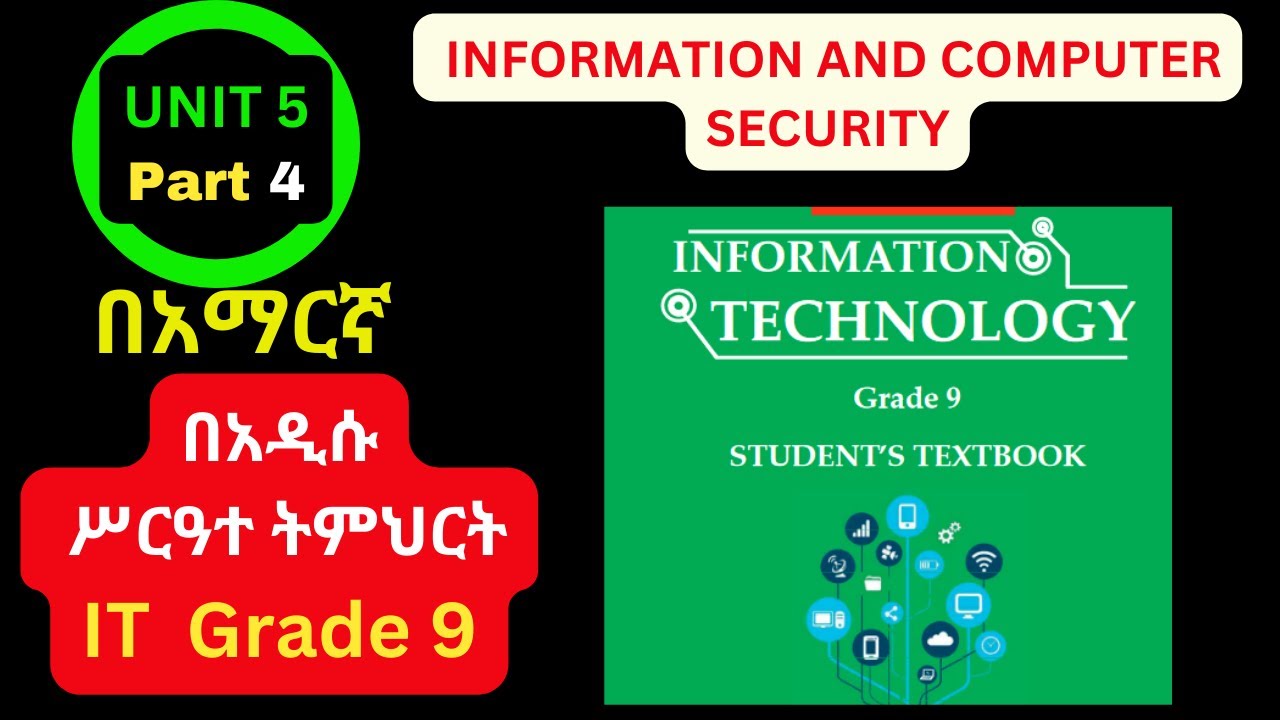 IT GRADE 9 UNIT 5 PART 4/ 5.5 HOW TO SECURE YOURSELF AND YOUR COMPUTER SYSTEMS