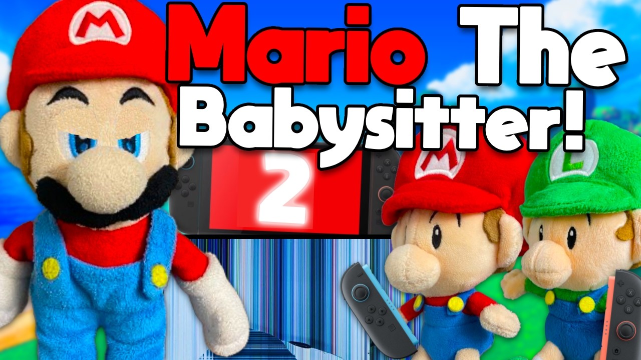 Mario The Babysitter 2! - Mario Plush