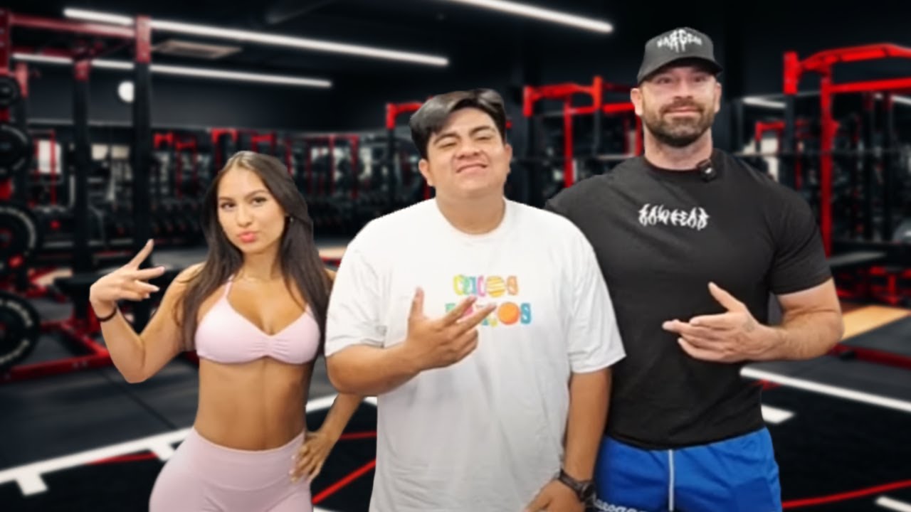 SHE SNUCK INTO THE GYM