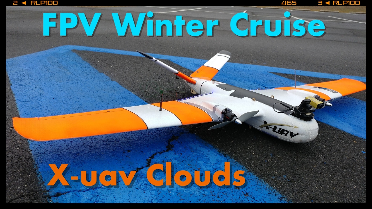 5km Winter Cruise ⛄ X-uav Clouds 2nd FPV Flight