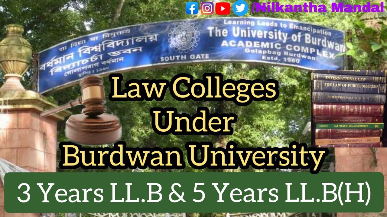 Law College under Burdwan University|3 Years Law under BU|Law College in West Bengal| LL.B College