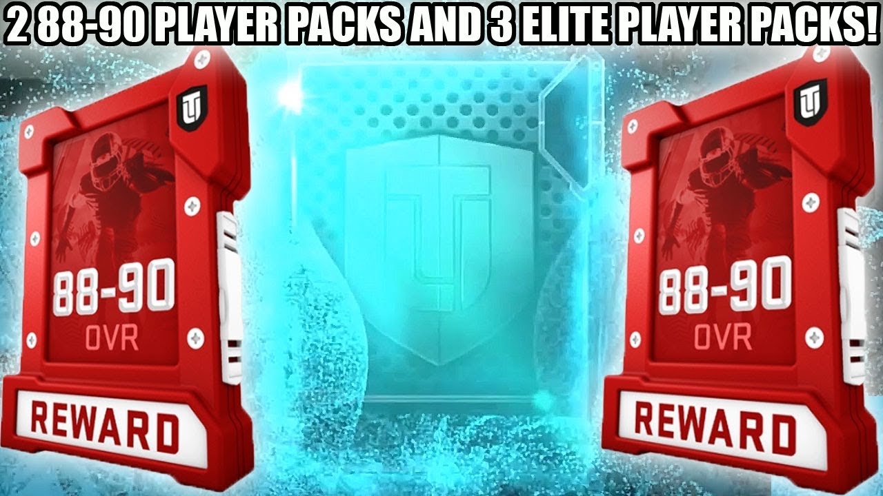 2 88-90 OVERALL PLAYER PACKS AND 3 ELITE PLAYER PACKS! | MADDEN 19 ULTIMATE TEAM