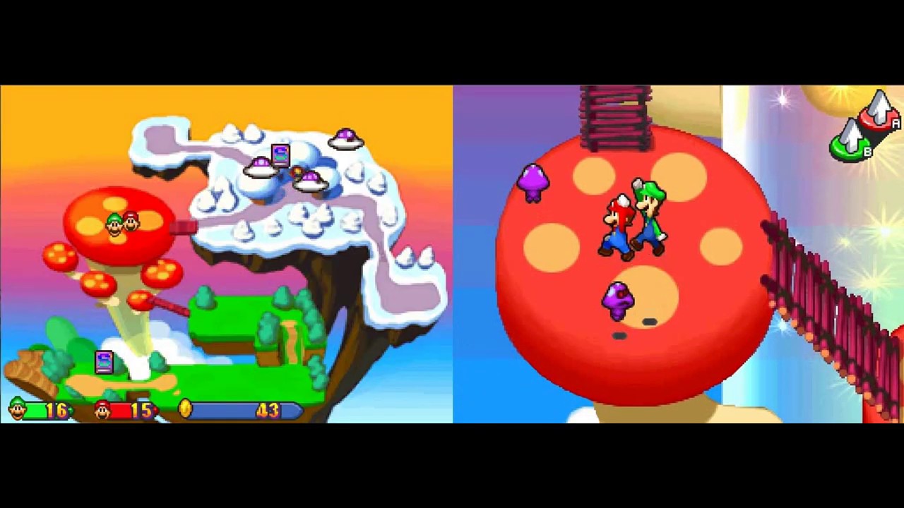 Mario & Luigi: Partners in Time (DS) Walkthrough - Part 2 - Hollijolli Village (Past)/Star Cruiser