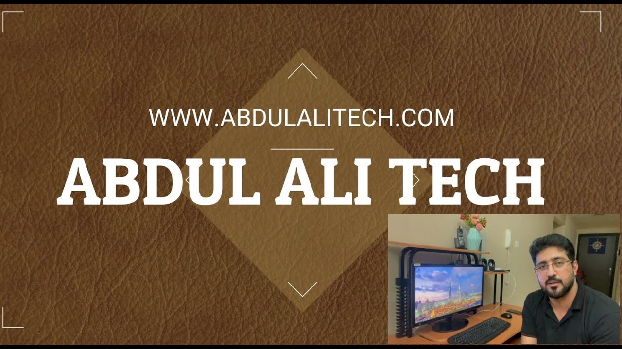 Abdul Ali Tech | Channel Launch