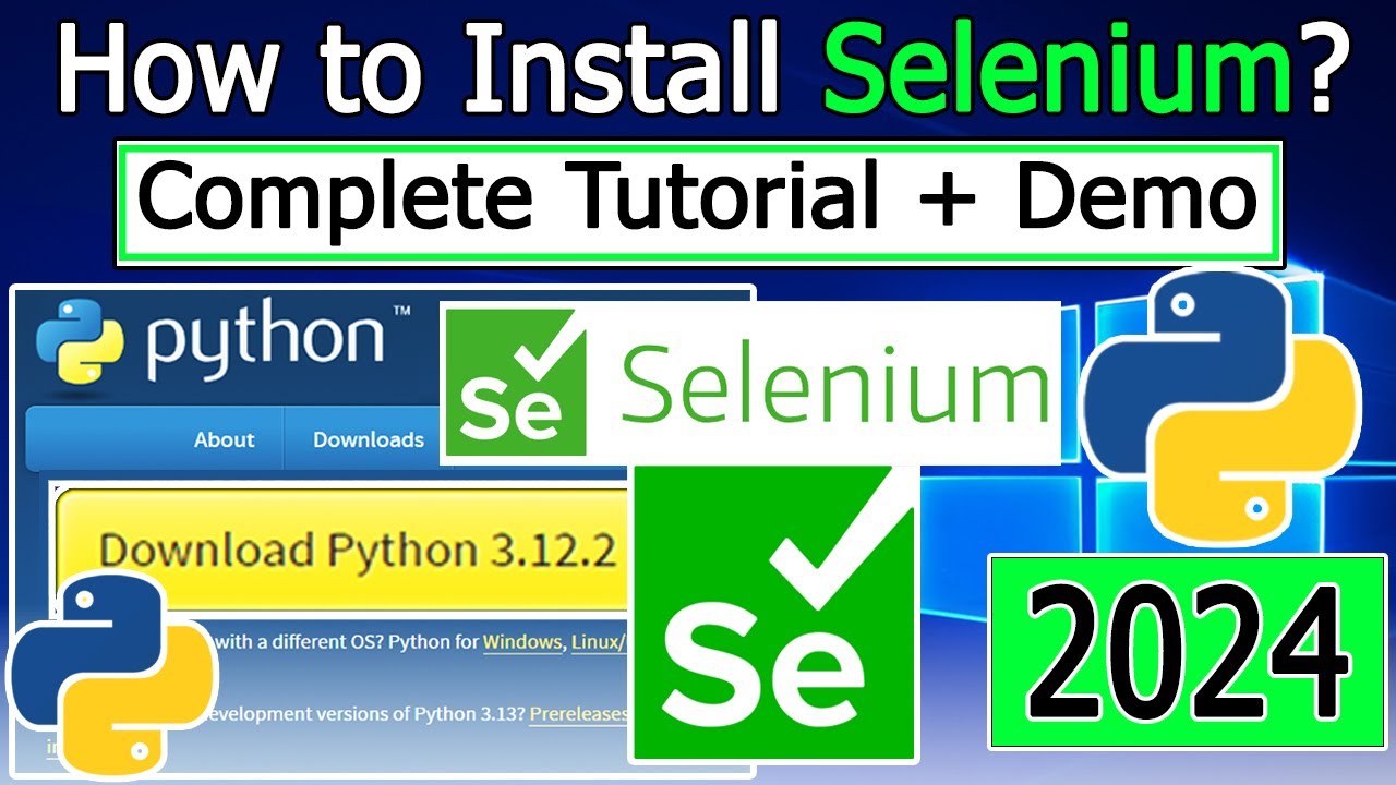 How to Install Selenium on Windows 10/11 [ 2024 Update ] in Python 3.12.2