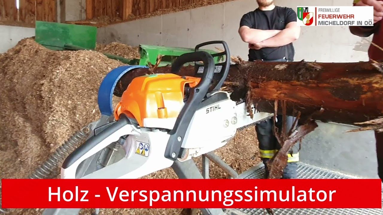 FF Micheldorf, Motorsägentraining am Verspannungssimulator, 28. und 29. April 2023