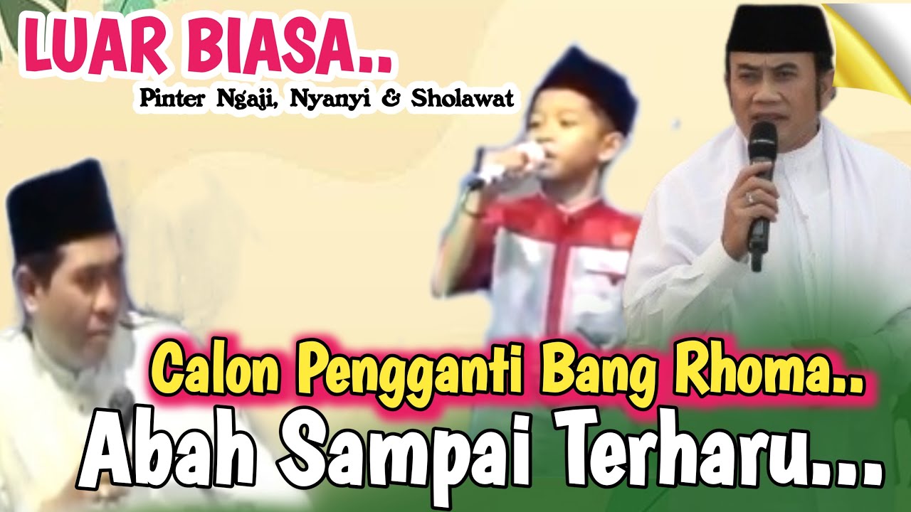 MASYAALLAH ‼️ LUAR BIASA SUARA NYA,CALON PENGGANTI BANG RHOMA,ABAH SAMPAI TERHARU || KH ANWAR ZAHID