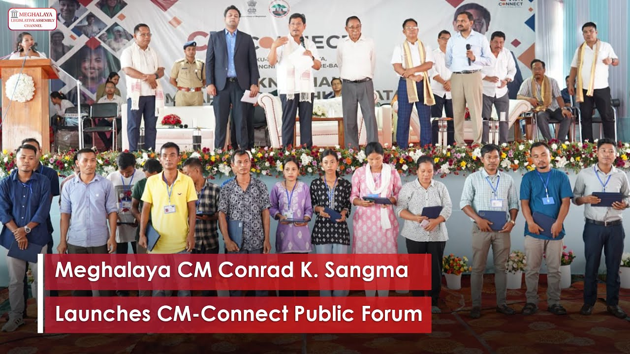 Meghalaya CM Conrad K. Sangma Launches CM-Connect Public Forum