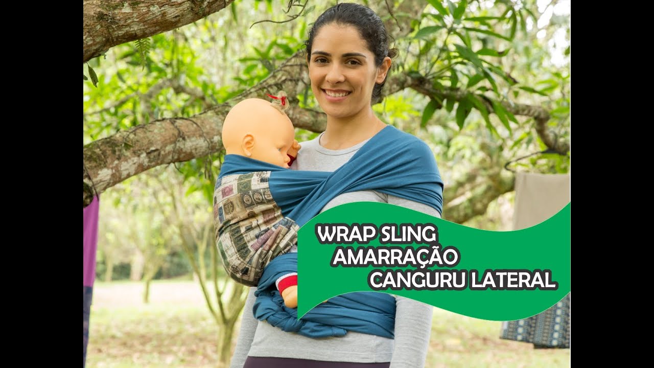 Wrap Sling Amarração Canguru Lateral - Slingue