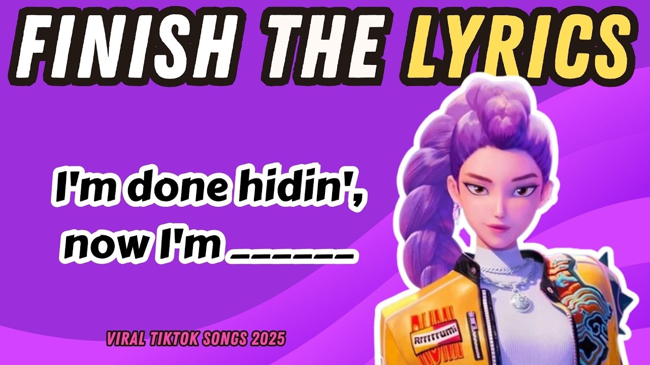 Finish the Lyrics: Viral TikTok Songs of 2025 🎶 | Can You Get Them All Right?