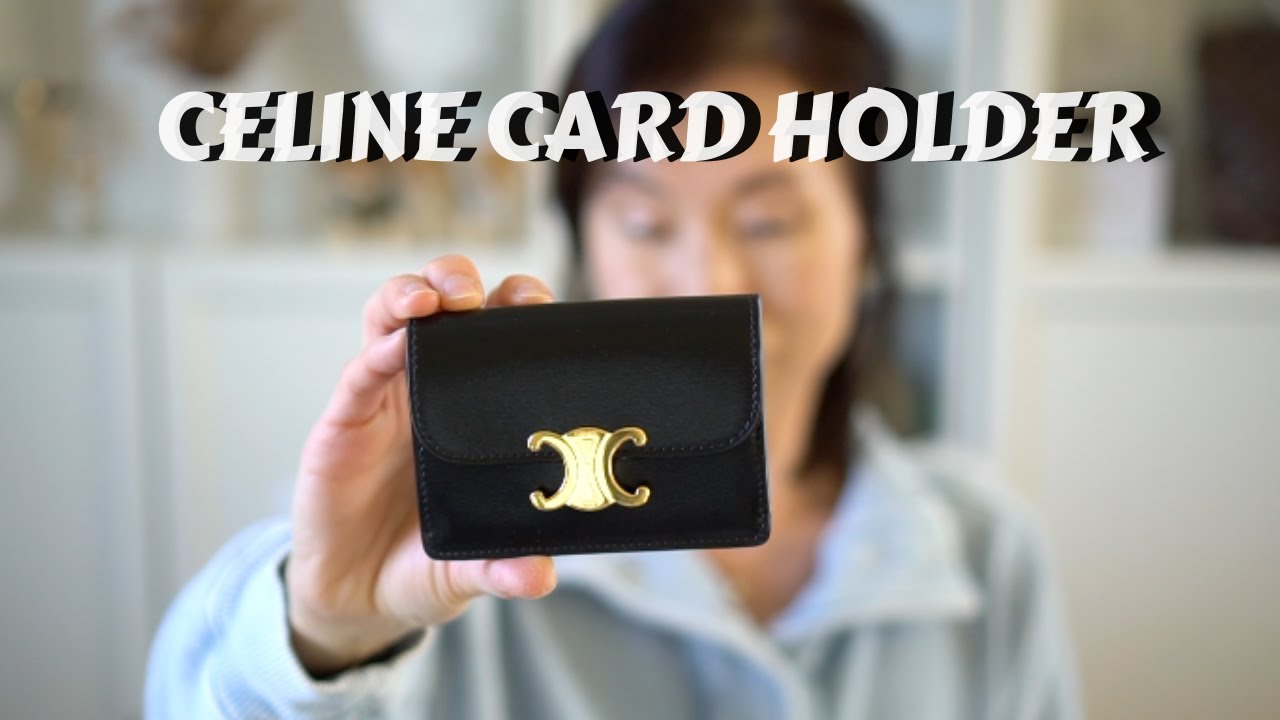 CELINE TRIOMPHE CARD HOLDER REVIEW | How Many Cards Fit? Worth It?