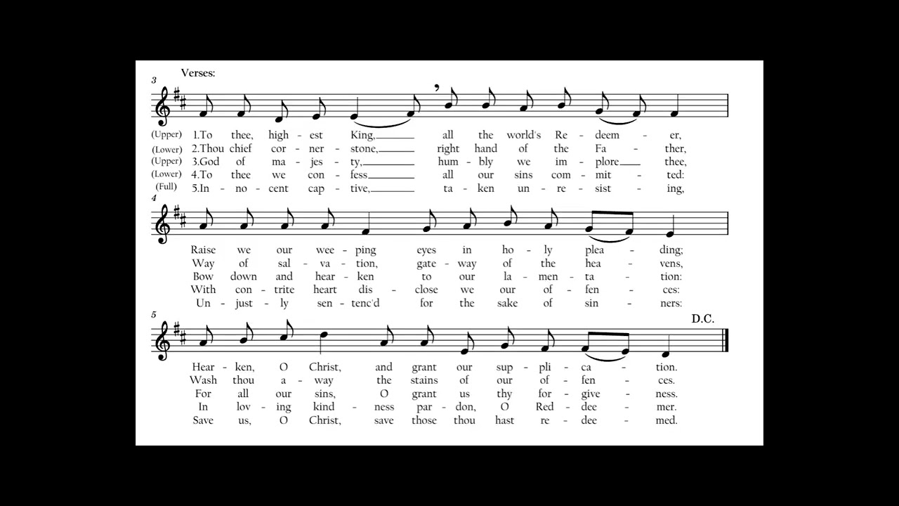 Attende Domine (The Lent Prose)