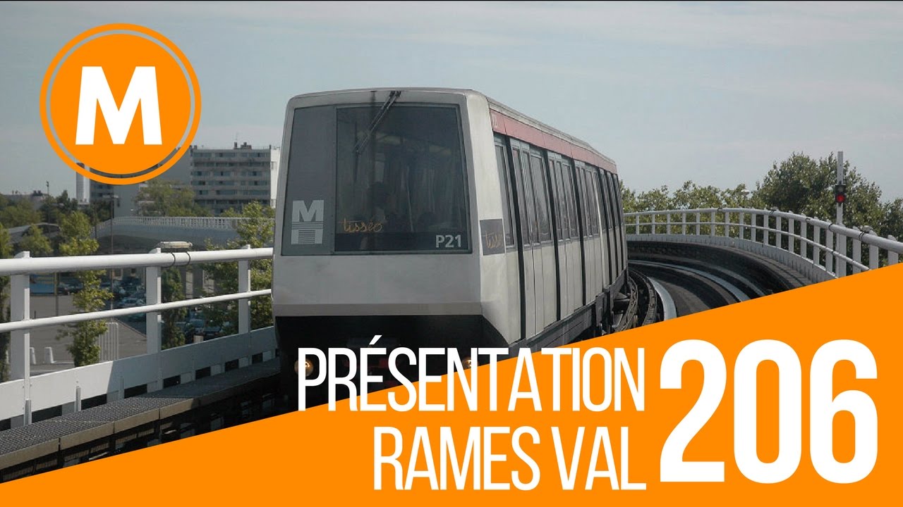 Présentation des rames VAL 206 (Tisséo)