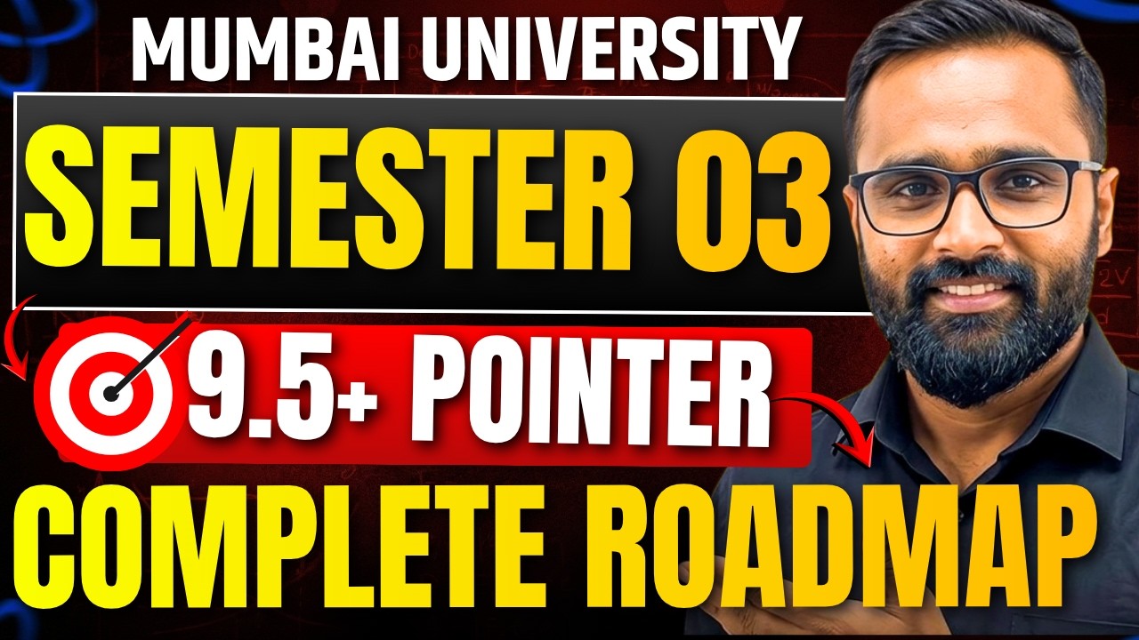 SEMESTER 03 COMPLETE ROADMAP !! | MUMBAI UNIVERSITY | Pradeep Giri Sir