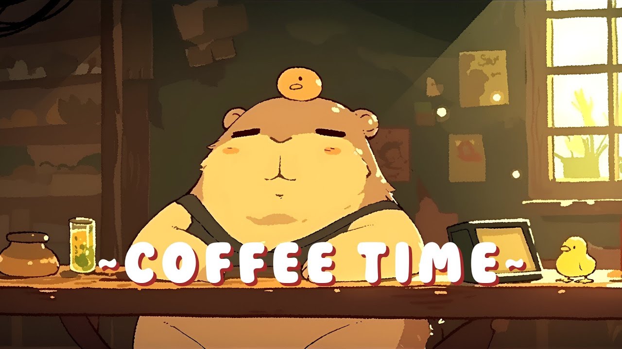 [Extended Mix] Capybara Chill Radio - Peaceful Music for Your Soul ~ Sweet Dreams ~ 🎵 💫 | Backgro...
